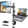 Huanuo Monitor & laptop mount adjustable dual arm desk stand/holder for 17"