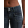 Nelly Low Waist Bootcut Pocket Jeans - Vintage Blue Denim