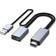 Nördic HMDP-102 HDMI 2.0/USB A - Displayport 1.2 M-F 0.2m