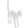 Seletti Jobby the Cat - White Bordslampa 46cm