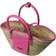 Jacquemus Mini Beach Basket Bag - Dark Pink
