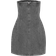 ROTATE Birger Christensen Rhinestone Denim Dress - Grey