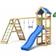 Nordic Play Playtower Jungle Gym Patio with 2 Climb Module 200 & Slide