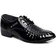 CCAFRET Fish Patent Leather Shoes - Black