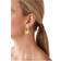 Michael Kors Statement Logo Hoop Earrings - Gold/Transparent