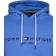 Tommy Hilfiger Logo Embroidery Drawstring Hoody - Blue Spell