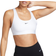 Nike Swoosh Light Support Women's Non Padded Sports Bra - White/Black