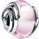 Pandora Encircled Murano Charm - Silver/Pink