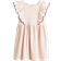 H&M Girl's Flounce Trimmed Jersey Dress - Light Pink