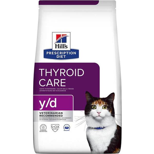 Hills Prescription Diet y/d Chicken Flavor Dry Cat Food 3kg