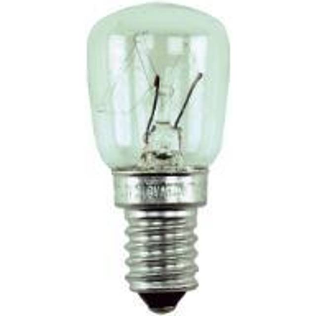 E14 lampa ugn och Högtemperatursarmatur 25W 230V 2200K 26x56mm