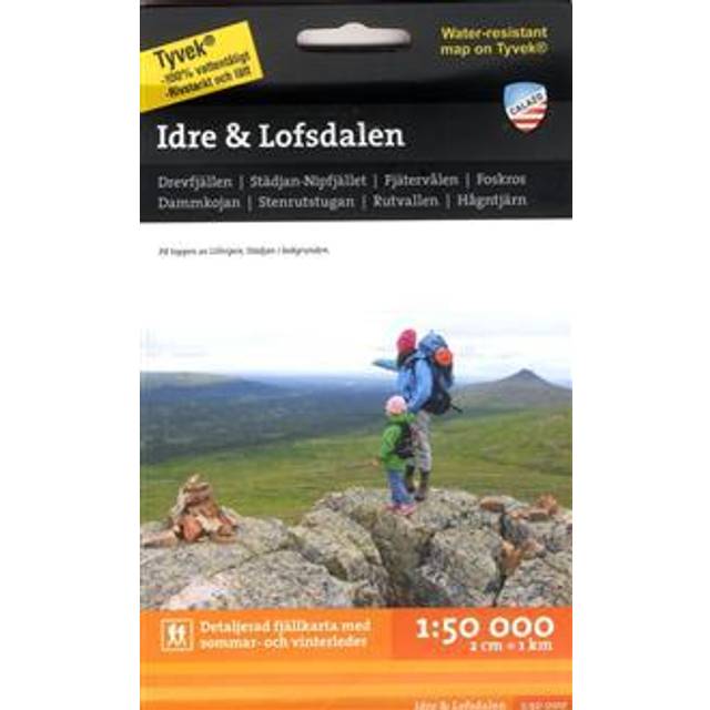 Idre & Lofsdalen Tyvekkarta 1:50.000 (Övrigt format, 2016)
