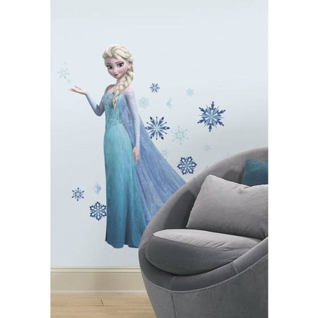 RoomMates Frozen Elsa Giant Wall Decals with Glitter