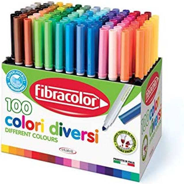 Fibracolor Colori Diversi 100 Pieces • Se priser »