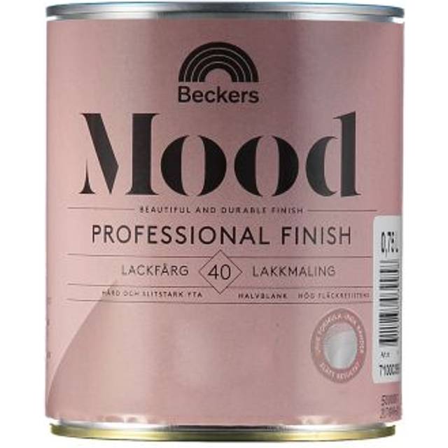 Beckers Mood Pro Lackfärger White 0.75L