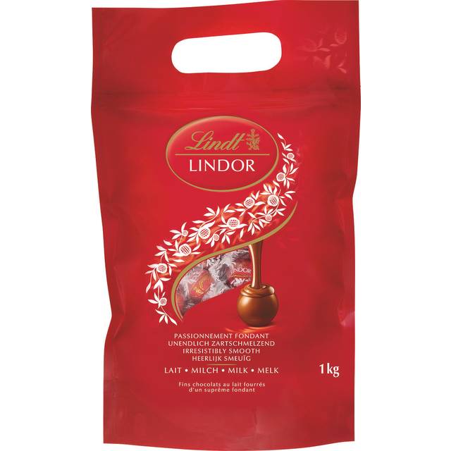 Lindt Lindor Mjölkchoklad 1000g • Hitta bästa pris »