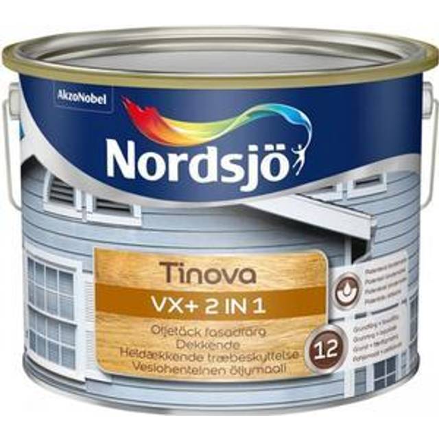 Nordsjö Tinova VX+ 2in1 Träfasadsfärger Vit 2.5L
