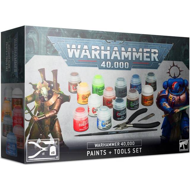 Warhammer 40k 40,000: Paints + Tools Set 