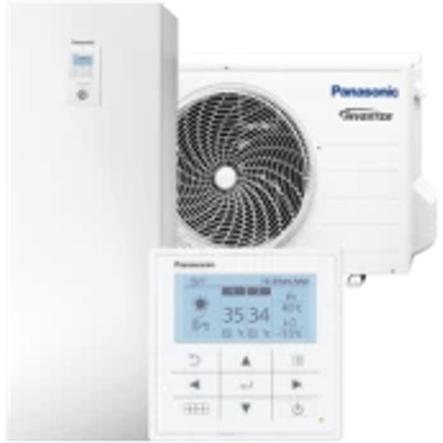 Panasonic Aquarea All-In-One Compact J 7 kW Utomhusdel, Inomhusdel