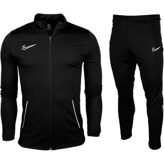 Nike Dri-Fit Academy Knit Football Tracksuit - Black/White • Pris »
