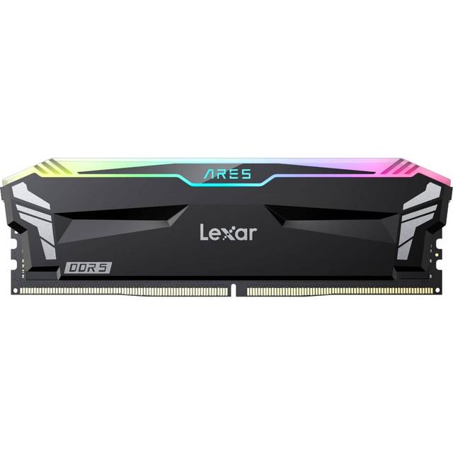 LEXAR Ares RGB DDR5 6400MHz 2x16GB (LD5EU016G-R6400GDLA) • Pris »