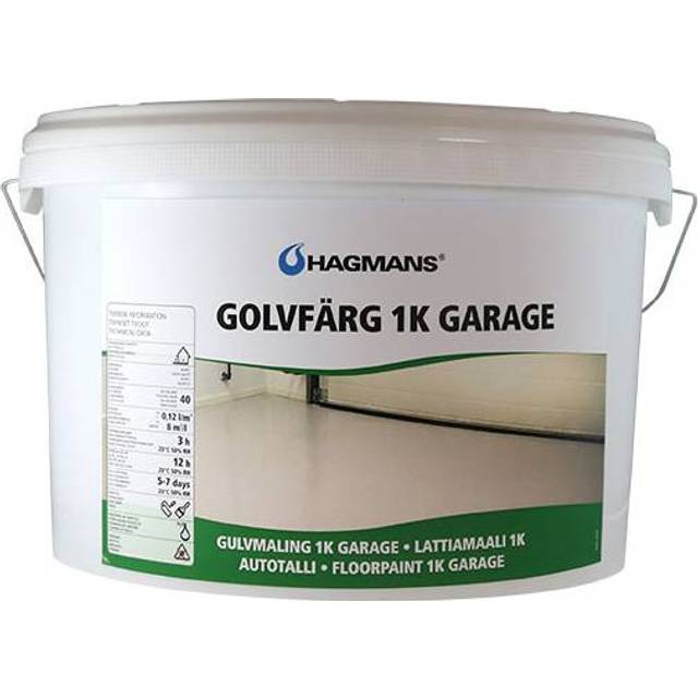 Hagmans 1K Garage Golvfärger Grey 4L