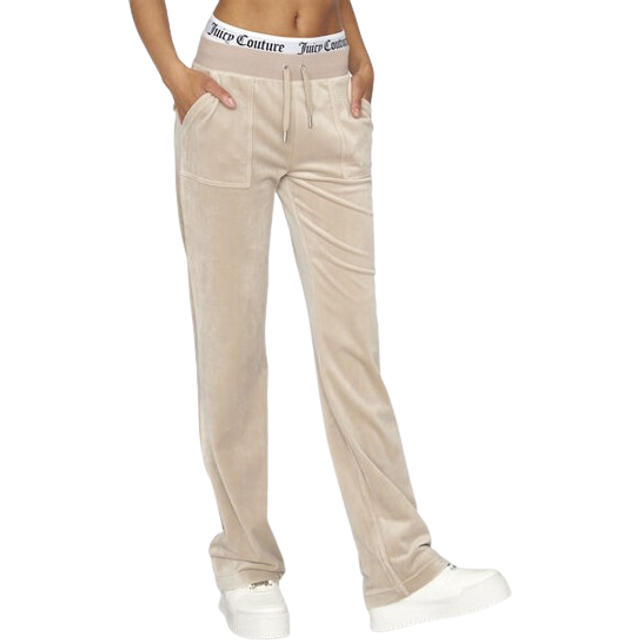 Juicy Couture Del Ray Classic Velour Pant W - String • Pris