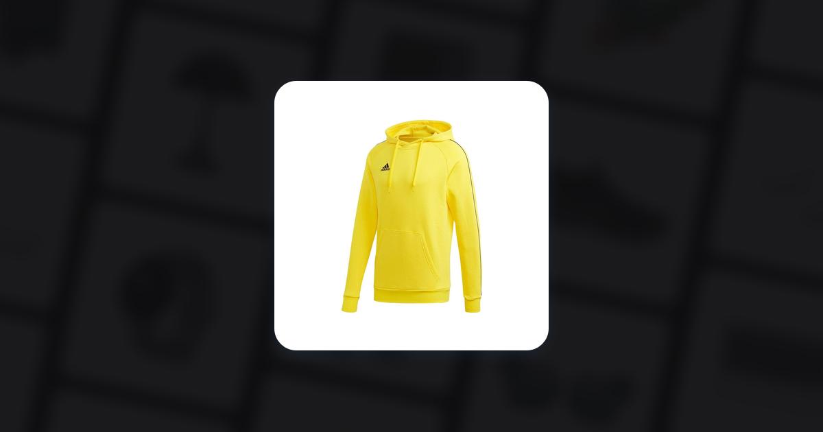 Adidas Core 18 Hoodie Men - Yellow • Se priser nu »