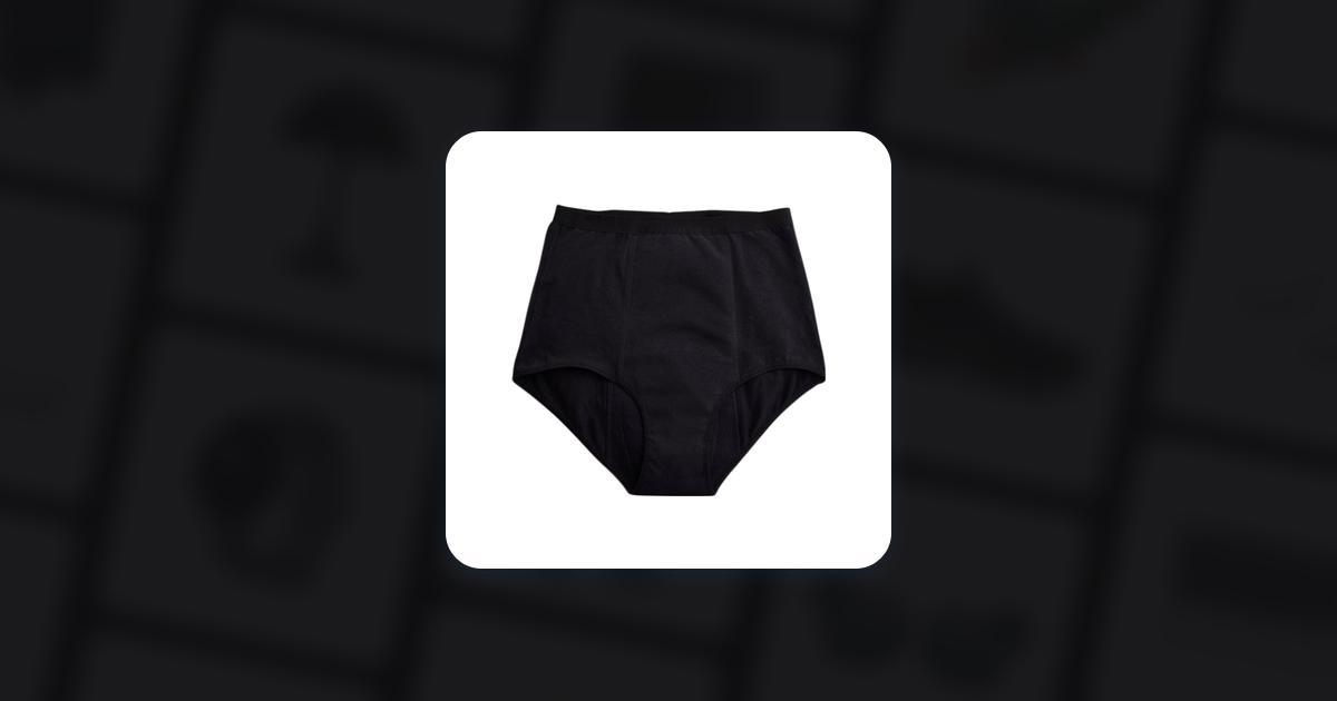 Köp Period underwear High-waist svart S - Hälsokraft